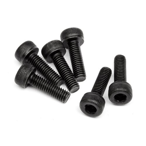 HPI - Cap Head Screw M3x10mm (6pcs) [Z543]