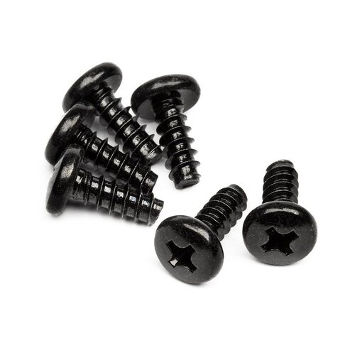 HPI - TP. Binder Head Screw M4X10mm (6Pcs) [Z632]