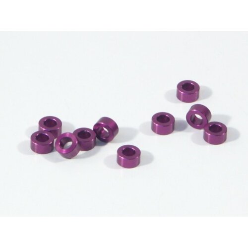 HPI - Aluminium Washer 3 X 6 X 3.0mm (Purple/10 Pcs) [Z819]