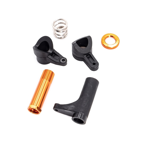 HOBBYTECH ROGUE TERRA STEERING BELCRANK SET PLASTIC PARTS SET WITH SPRING - HT-ROG-008