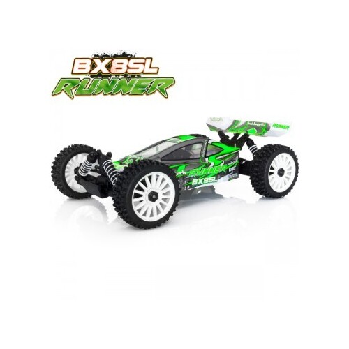 HOBBYTECH 1/8 Buggy 16T Brushed RTR BX8 Runner - Green With Battery and Charger - HT-SL.BX8.RUNNER-G-RTR