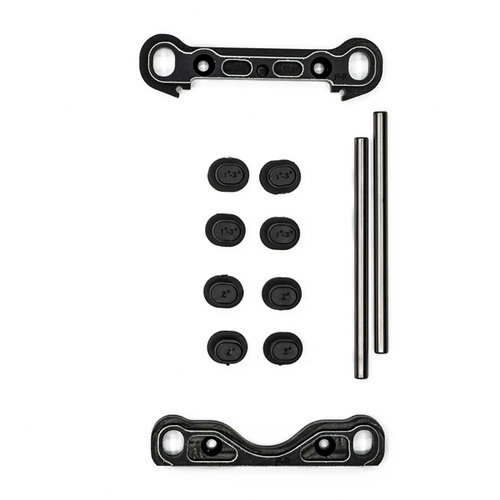 HOBBYTECH Optional 7075 CNC front susp. arm holder complety set - HT-STRS-132