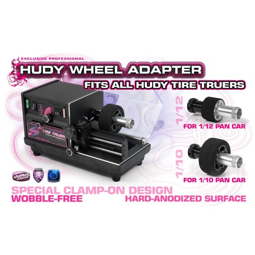 Hudy - Wheel Adapter 1/12 And 1/10 Pan Cars - Hd102375