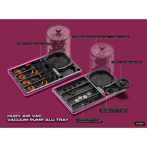 Hudy - Air Vac - Vacuum Pump Alu Tray - Hd104010