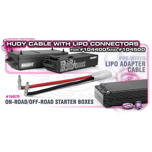 Hudy - Star-Box Cable With Lipo Connector - Hd104570