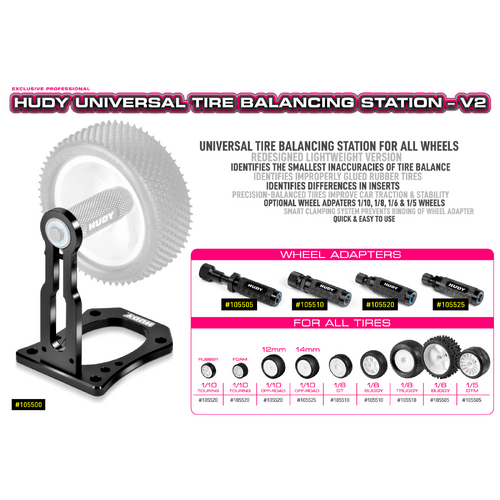 Hudy - Hudy - Universal Tire Balancing Station V2 - Hd105500