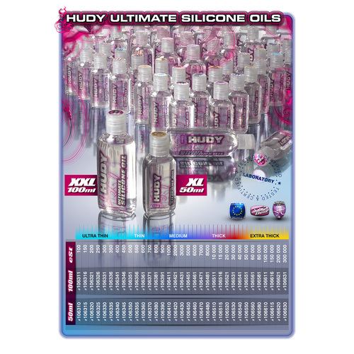 Hudy - Ultimate Silicone Oil 100 Cst - 50Ml - Hd106310