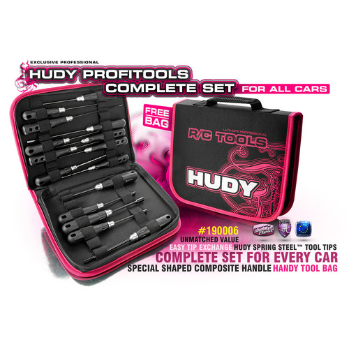 Hudy - Profitool Set Of Tools Plus Carry Bag - Hd190006