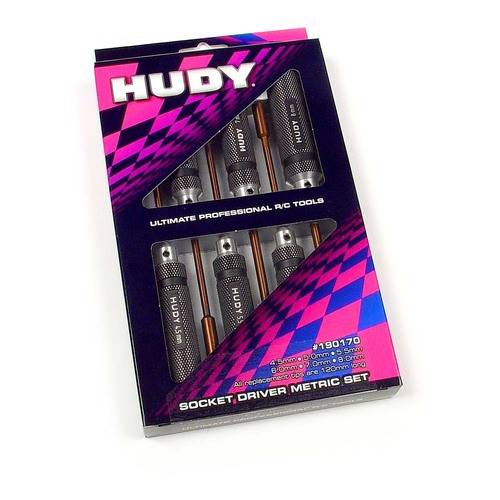 Hudy - Socket Driver Metric Set - 6 Pcs. - Hd190170