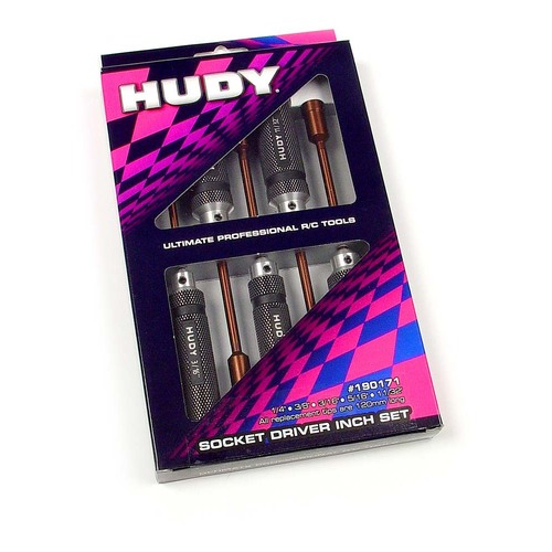 Hudy - Socket Driver Inch Set - 5 Pcs - Hd190171