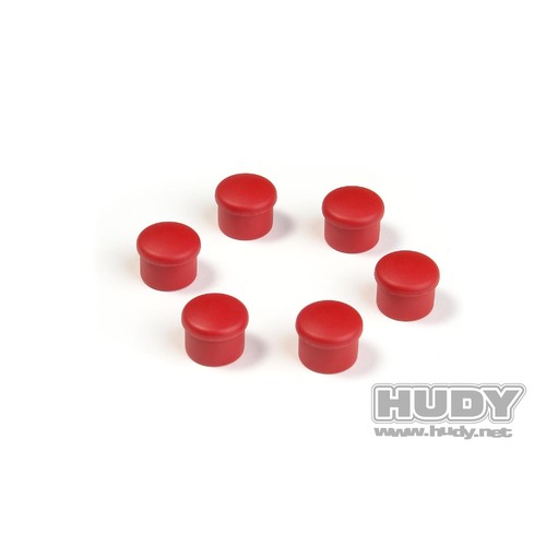 Hudy - Cap For 18Mm Handle - Red 6 - Hd195058-R