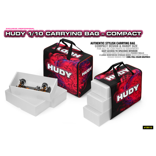 Hudy - 1/10 Carrying Bag - Compact - Hd199110