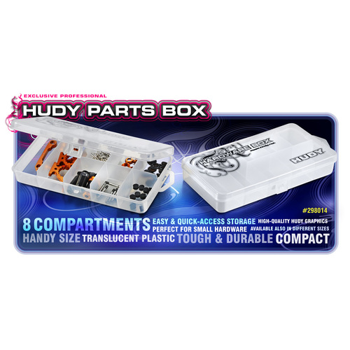 Hudy - Parts Box 8 Compartments - Hd298014