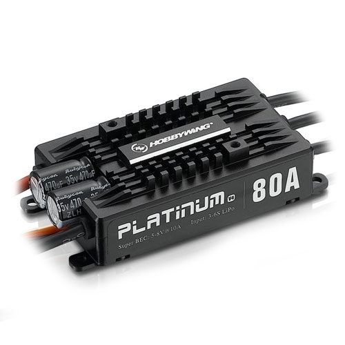 Platinum 80A V4 esc 3-6s Heli/air