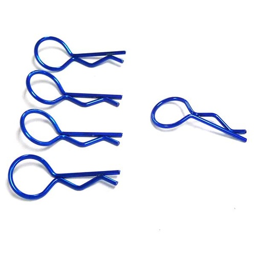 Hobby Works - Metallic Blue Large Body Pins (5 Pce)