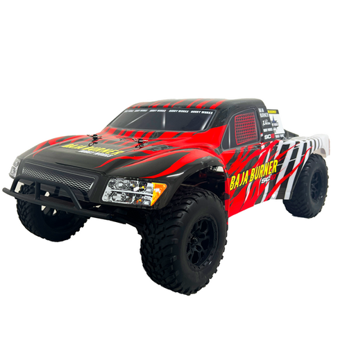 Hobby Works - 1/10 RC Baja Burner 2WD Short Course Truck RTR V3 RED