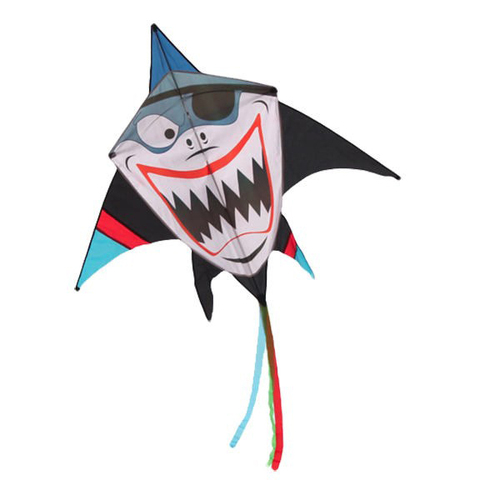 Hobby Works Kite Shark Pirate 120x60cm 1.36mtr Single Line