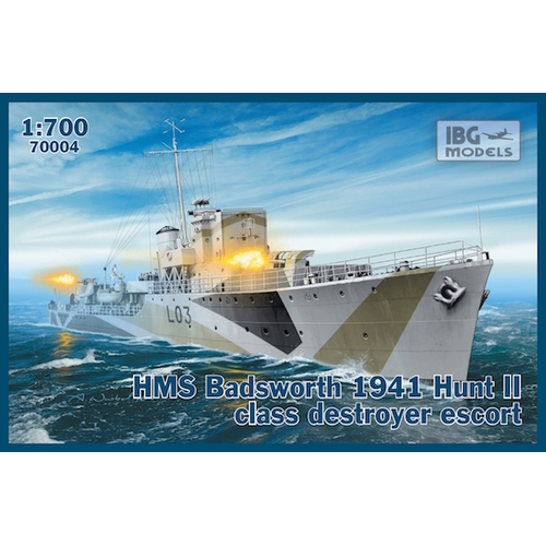 IBG 1/72 HMS BADSWORTH 1941 Hunt II class [70004]