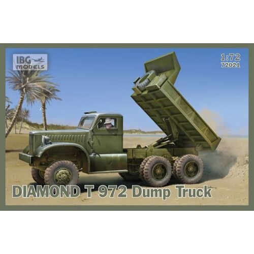 IBG 1/72 DIAMOND T 972 Dump Truck Plastic Model Kit [72021]