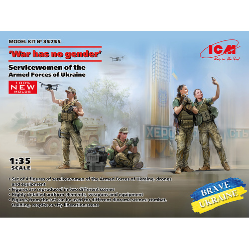 ICM - 'War has no gender'. Female servicemen of the Armed Forces of Ukraine (100% new molds) - ICM35755