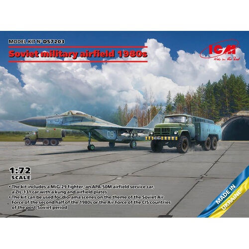 ICM - 1/72 Soviet military airfield kit set 1980