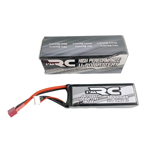 iM R/C 1800mAh   25C   14.8V Soft Case Lipo Battery - Deans Plug - IM294