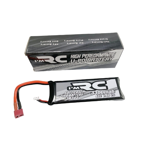 iM R/C 3300mAh 40C 7.4V Soft Case Lipo Battery - Deans Plug - IM303