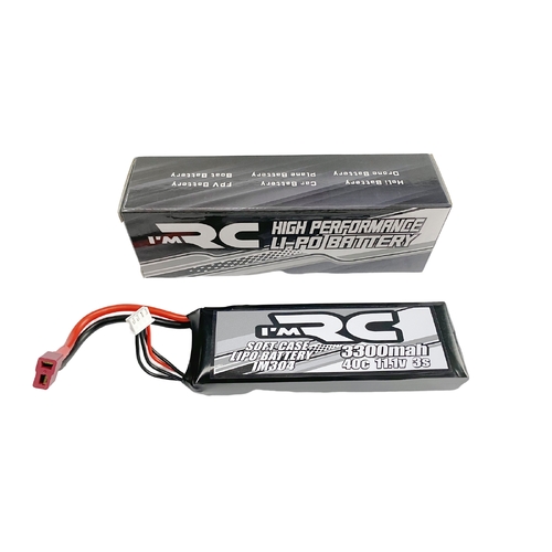 iM R/C 3300mAh 40C 11.1V Soft Case Lipo Battery - Deans Plug - IM304