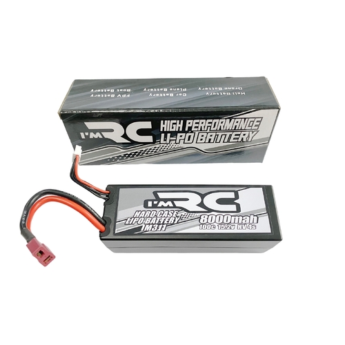 iM R/C 8000mAh HV 100C 15.2V Hard Case Lipo Battery