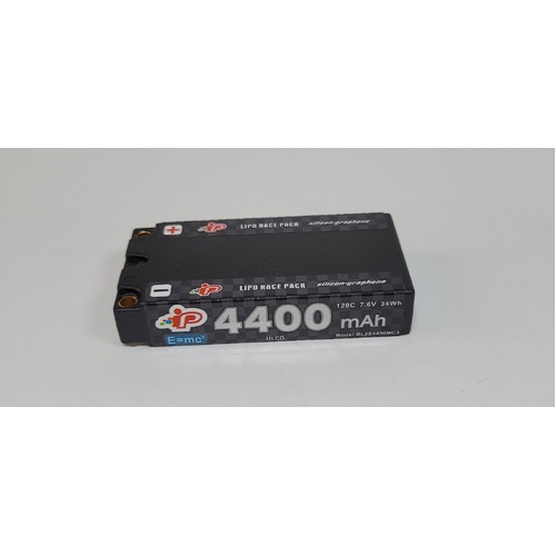 INTELLECT 4400 MAH 7.6V 120C PLATINUM SERIES LIPO BATTERY - SHORTY 2024 MODEL - INTL4400-2S-MC3