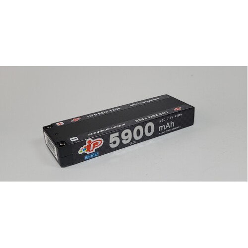 INTELLECT 5900 MAH 7.6V 120C PLATINUM SERIES LIPO BATTERY - STD STICK 2024 MODEL - INTL5900-2S-MC3