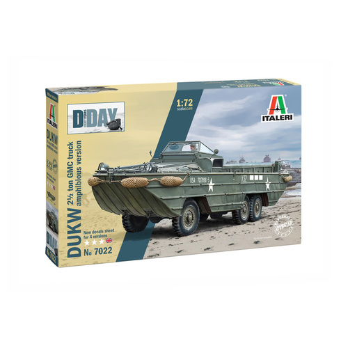 ITALERI 1/72 DUKW Amphibious Truck - D-DAY 80TH Anniversary 7022