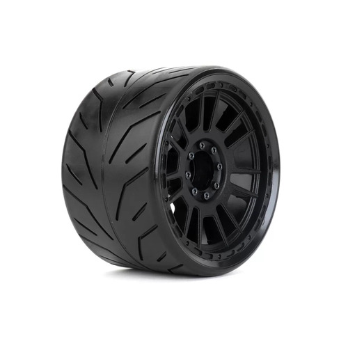 Jetko 1/8 SMT 4.0 Tire-BLACK PHOENIX/Claw Rim/Black/Medium Soft/Glued/Blted