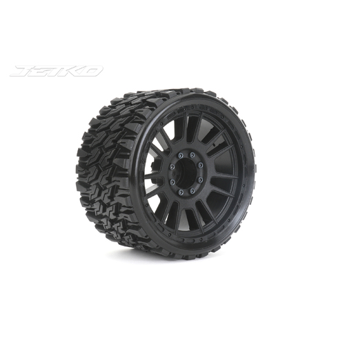 Jetko 1/8 SMT 4.0 PROPHET Tyres (Claw Rim/Black/Medium Soft/Belted/17mm 0 o/s) [1902CBMSGBB1]