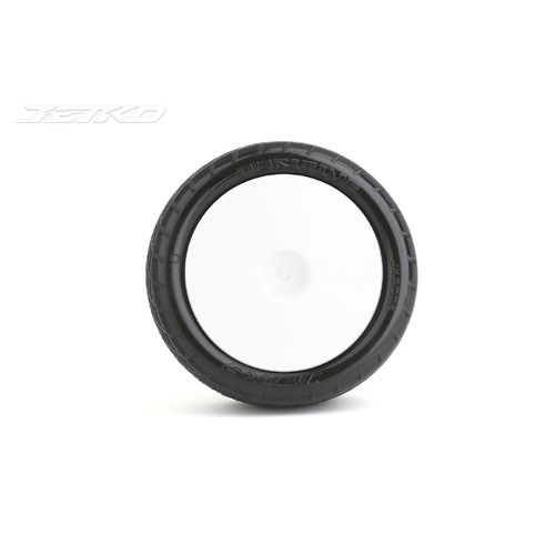 Jetko Positive 1/10 4WD Front Buggy Mounted Tires Medium Soft (Pre-Glued)