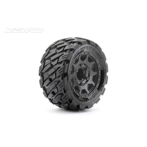 Jetko 1/10 ST 2.8 EX-ROCKFORM Tyres (Claw Rim/Black/Medium Soft/12mm/Narrow) (2pcs) [2703CBMSGNB1]