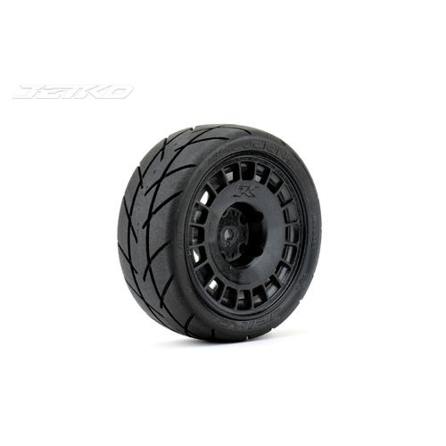 Jetko 1/10 GT EVOLUTION Tyres (Radia Rim/Black/Medium Soft) (4pcs) [3203RBMSG]