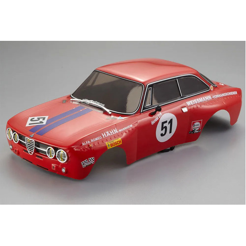 KILLERBODY ALFA ROMEO 2000 GTAM 190MM FINISHED BODY RED