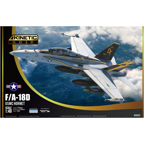 Kinetic - 1/48 F/A-18D USMC Hornet VMFA(AW)-242