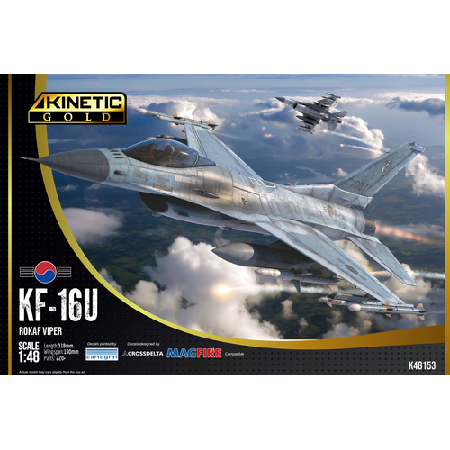 Kinetic - 1/48 KF-16U Korean Viper Kinetic Gold 48153