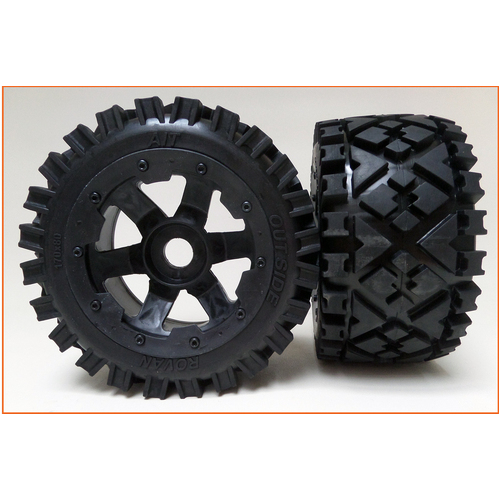 Rear Tyre & Rim Set