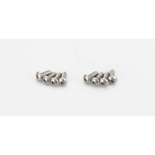 Kyosho - Button Screw (Hex/Titanium/M3x8/8pcs)