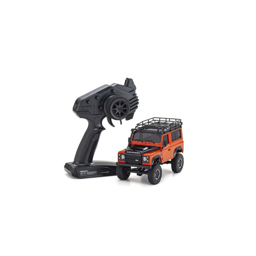 Kyosho MINI-Z 4x4 MX-01 Land Rover Defender 90 Adventure Phoenix Orange/Santorini Black [32531MO]