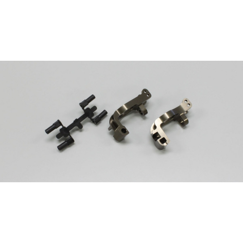 Kyosho - Aluminium Front Hub Carrier L&R Gunmetal MP9