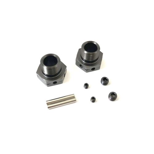 Kyosho - Wheel Hub (Wide/Gunmetal/2pcs/MP10)