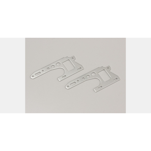 Kyosho - Front Side Plate Silver 2pcs (Optima)