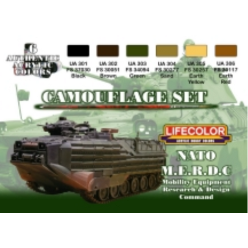 Lifecolor - Paint Set - Nato M.E.R.D.C