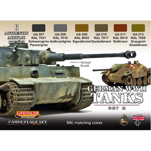 Life  Colour - WWII German Tanks Set 2