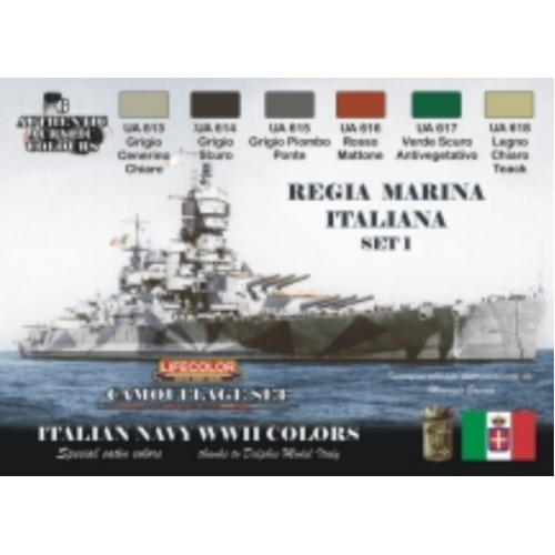 Lifecolor - Paint Set - Regia Marina Italiana