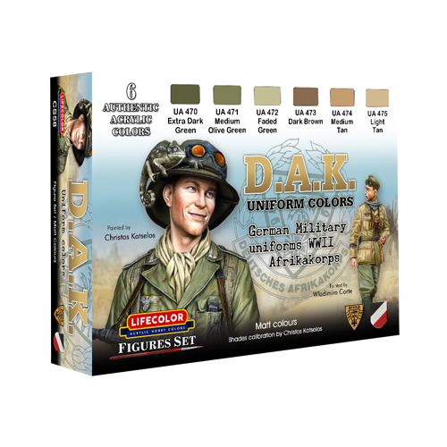 LifeColor DAK Uniform WWII Set